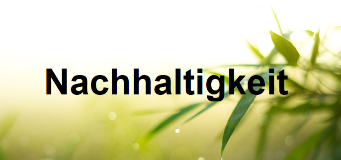 Nachhaltigkeit